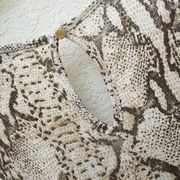 COPY - H&M Python Print Jersey Viscose Drawstring Dress - Picture 6 of 6